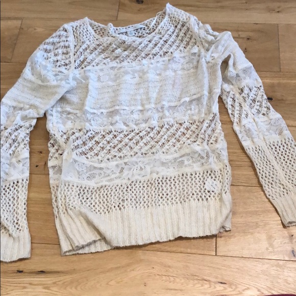 LC Lauren Conrad Sweaters - Lace sweater